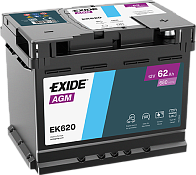 Аккумулятор Exide AGM EK620 (62 Ah) 3661024037891
